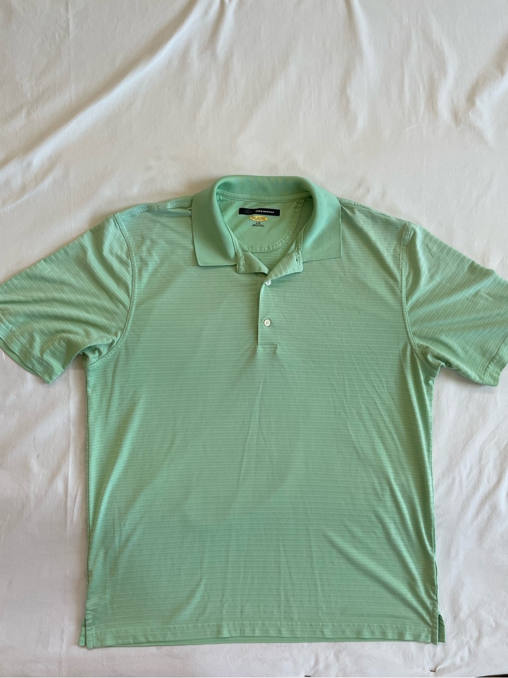 Greg Norman Collection Mint Green Performance Polo